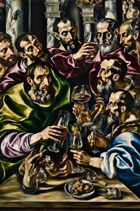 00525-602765461-_lora_Tintoretto Style_1_Tintoretto Style - El Greco painting with people drinking at a bar with wine glasses and bottles.png